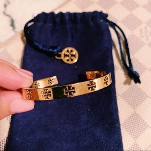 Tory Burch Logo Cuff Braclet